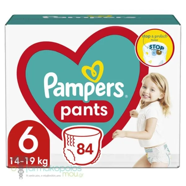 Pampers Pants No.6 Mega Pack (14-19kg), 84pcs