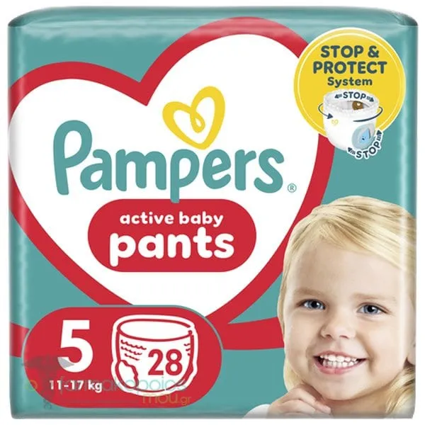 Pampers Pants No.5 (11-17kg) Πάνες Βρακάκι, 28τεμ