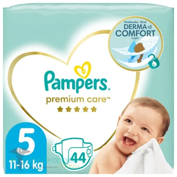 Pampers Premium Care Jumbo Pack No.5 11-16kg Diapers, 44pcs