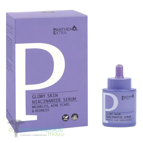 Panthenol Extra Glowy Skin Oρός με Νιασιναμίδη, 30ml