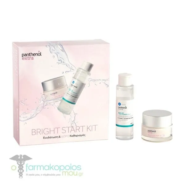 Panthenol Extra Promo Day Cream SPF15 Ενυδατική Προστευτική Κρέμα Ημέρας, 50ml & ΔΩΡΟ Panthenol Extra Micellar True Cleanser 3 in 1 Καθαριστική Λοσιόν Προσώπου & Ματιών, 100ml