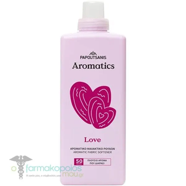 Papoutsanis Aromatics Love Aromatic Laundry Softener, 50muzzles