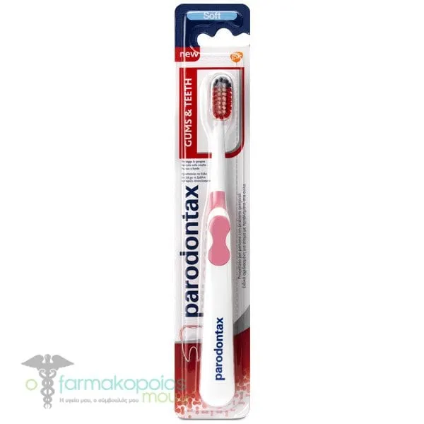 Parodontax Gums & Teeth Toothbrush Soft, 1pc - Ρόζ