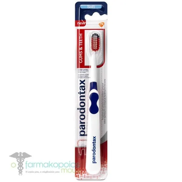Parodontax Gums & Teeth Toothbrush Soft, 1pc - Σκούρο Μπλέ