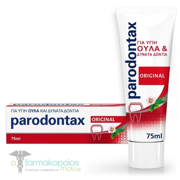 Parodontax Original Toothpaste Mint & Ginger for Bleeding Gums, 75ml