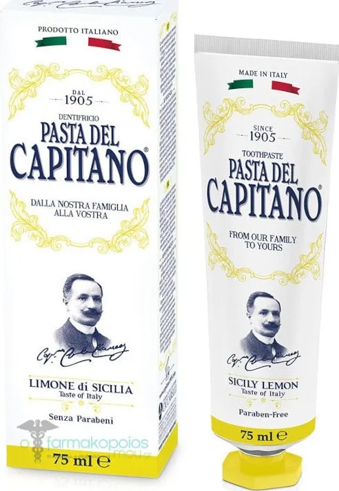 Pasta del Capitano Sicily Lemon Toothpaste, 75ml