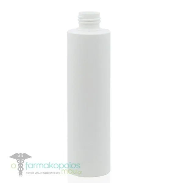 White Cylindrical Bottle PE 24/410mm, 150ml