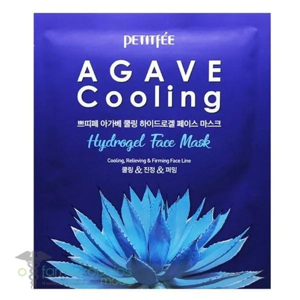 Petitfee Agave Cooling Hydrogel Face Mask, 1pc