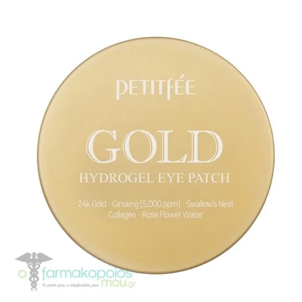 Petitfee GOLD Hydrogel Eye Patches, 60pcs