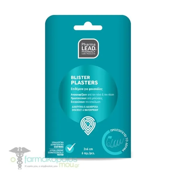Pharmalead Blister Plasters 2x6cm, 6pcs