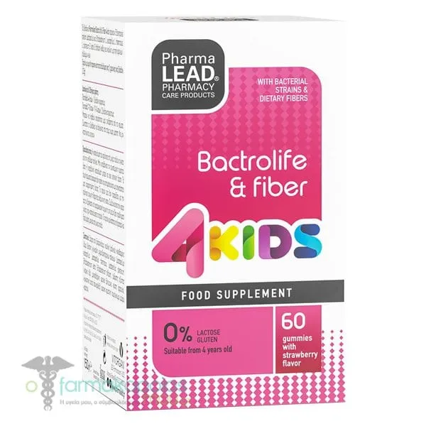 Pharmalead Bactrolife & Fiber 4kids, 60gummies