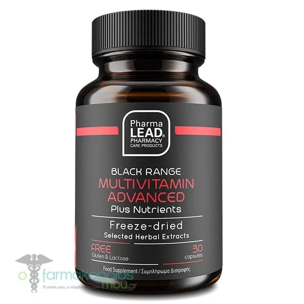 Pharmalead Black Range Multivitamin Advance Plus Nutrients, 30veg.caps