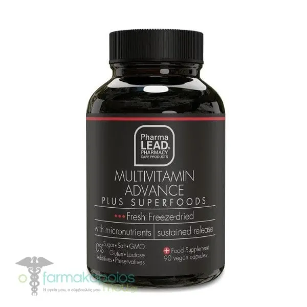 Pharmalead Black Range Multivitamin Advance Plus Superfoods, 90veg.caps