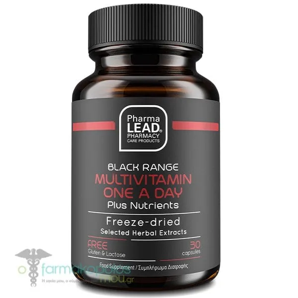 Pharmalead Black Range Multivitamin One A Day Plus Nutrients, 30caps
