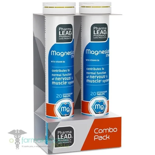 Pharmalead Combo Pack Magnesium 375mg, 2x20eff.tabs