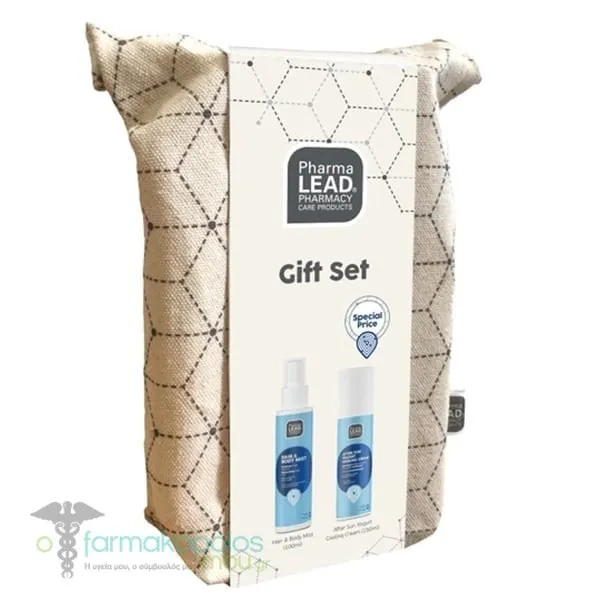 Pharmalead Gift Set with Hair & Body Mist, 100ml & Yogurt After Sun Cooling Cream, 150ml, 1set