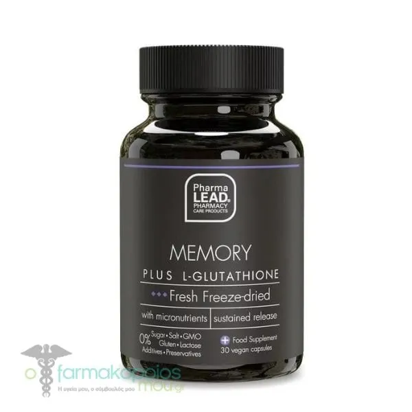 Pharmalead Memory Plus L-Glutathione, 30veg.caps