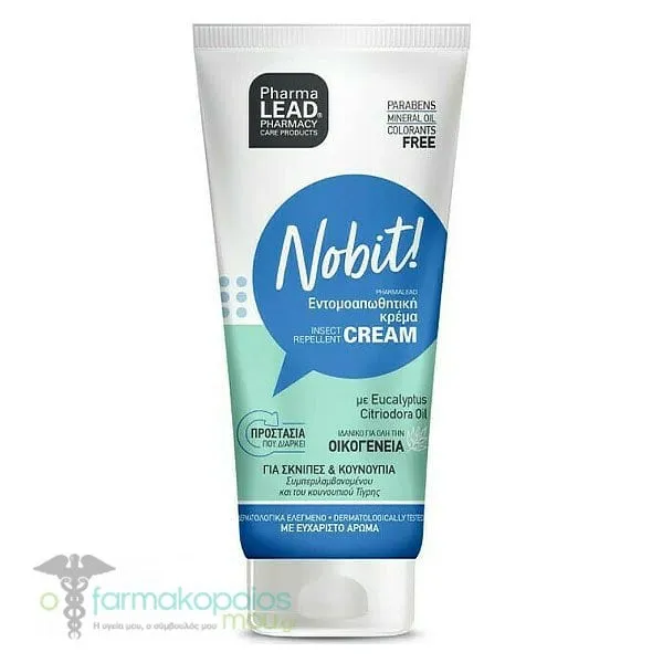 Pharmalead Nobit Insect Repellent Cream with Eucalyptus Citriodora Oil, 100ml