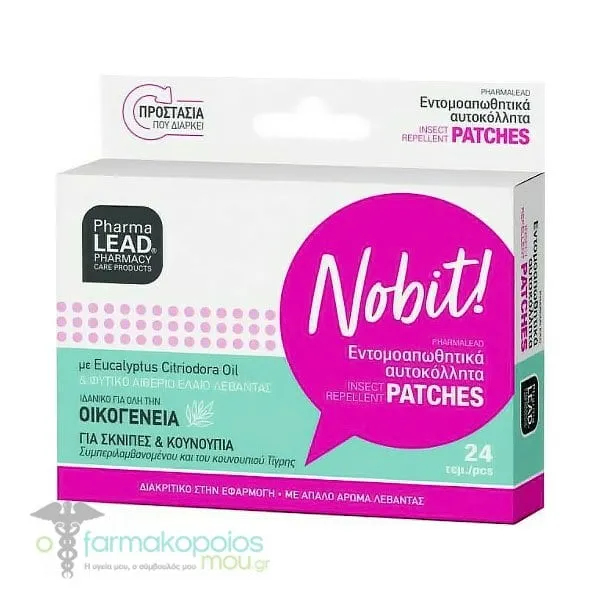 Pharmalead Nobit Insect Repellent Patches, 24pcs