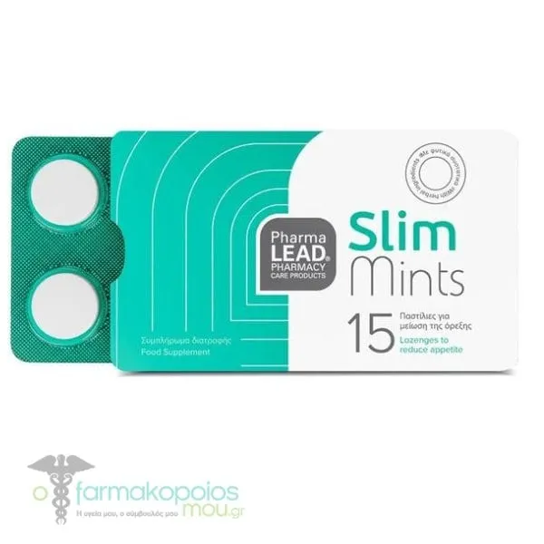 Pharmalead Slim Mints, 15 lozenges