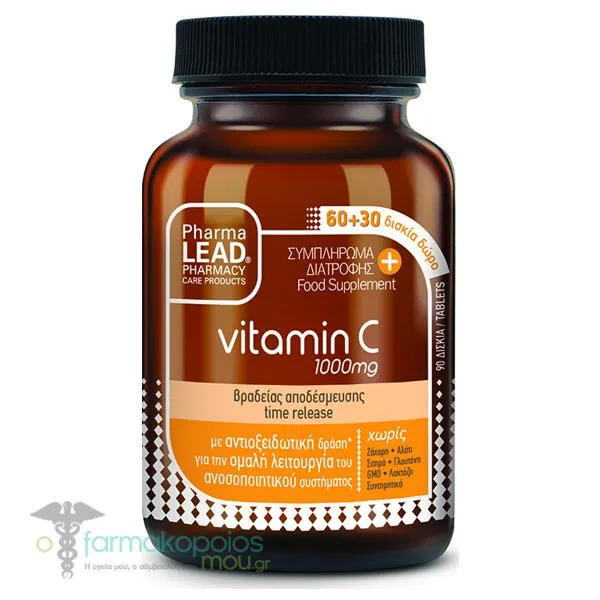 Pharmalead Vitamin C 1000mg, 90tabs