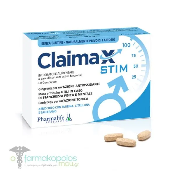 Pharmalife Claimax stim, 60 compresse