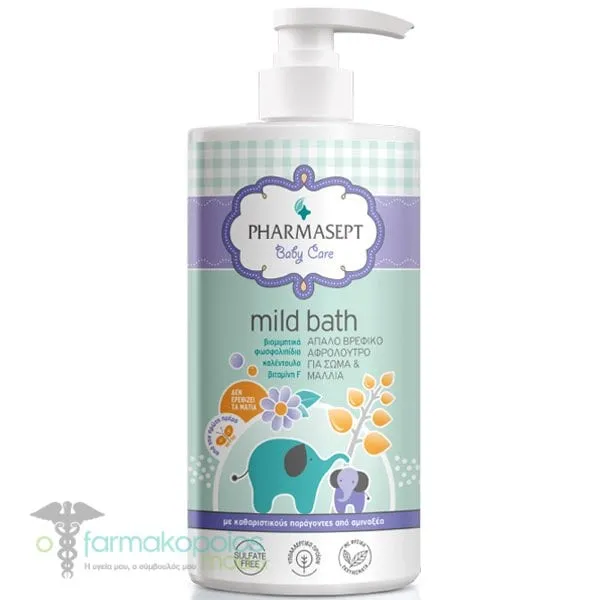 Pharmasept Baby Care Mild Bath for Hair & Body, 1lt