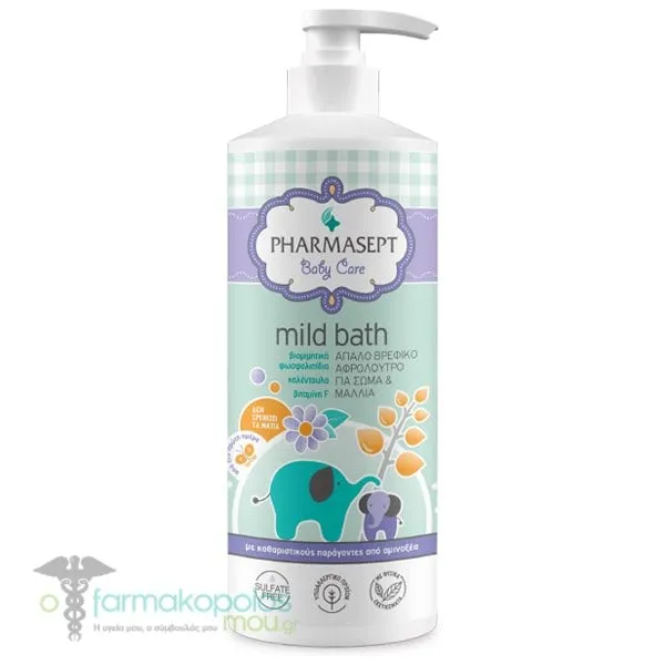 Pharmasept Baby Care Mild Bath for Hair & Body, 500ml