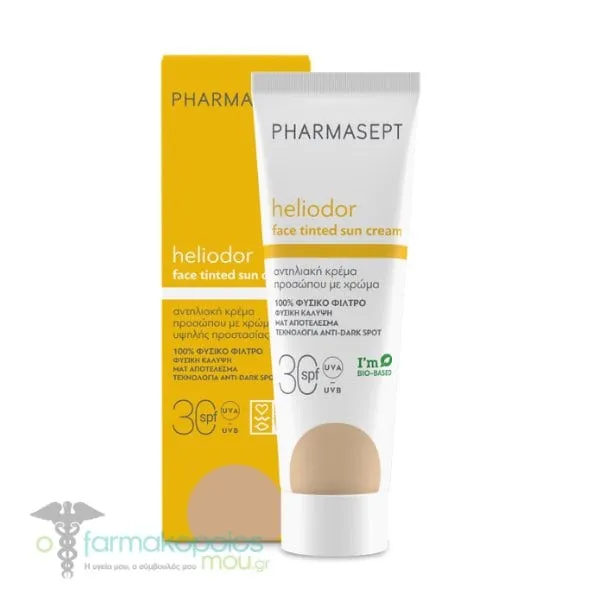 Pharmasept Heliodor Face Tinted Sun Cream SPF30, 50ml