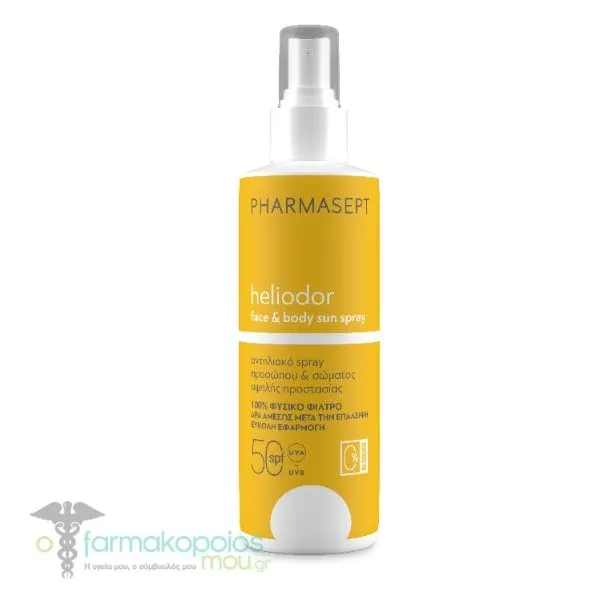 Pharmasept Heliodor Face & Body Sun Spray SPF50, 165g