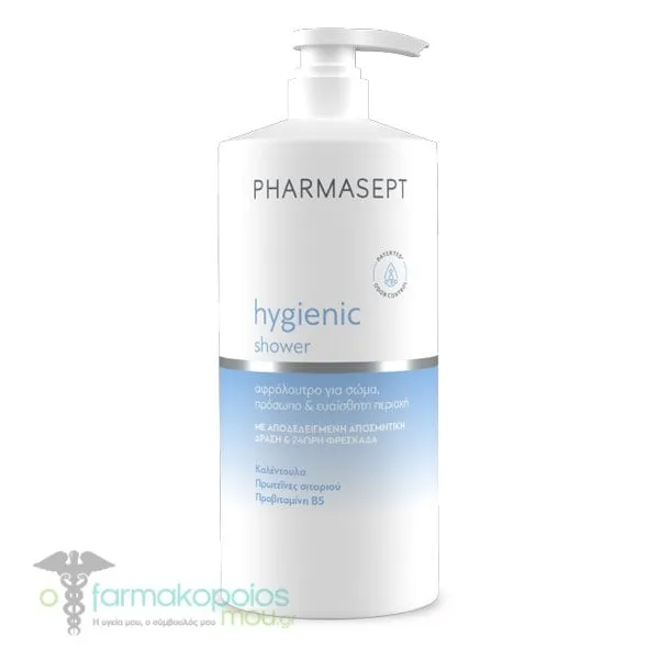 Pharmasept Hygienic Shower Gel for Face, Body & Intimate Area, 1lt