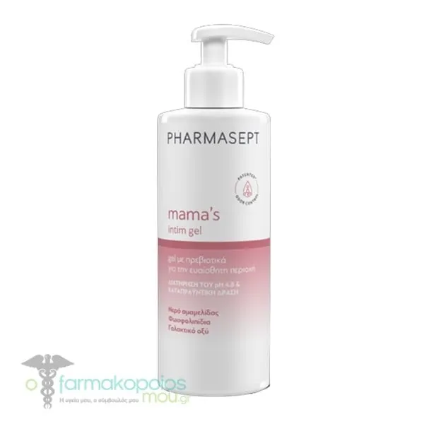 Pharmasept Mama's Intim Cleansing Gel with Prebiotics for the Sensitive Area, 250ml