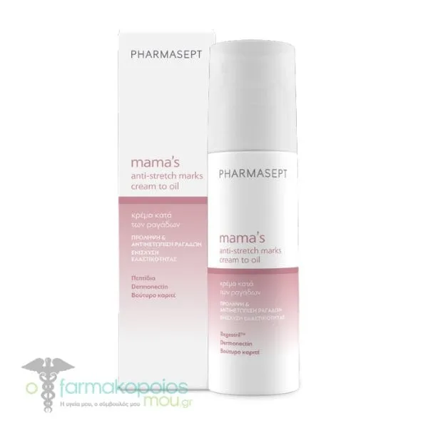 Pharmasept Mama’s Anti-Stretch Marks Cream To Oil, 150ml