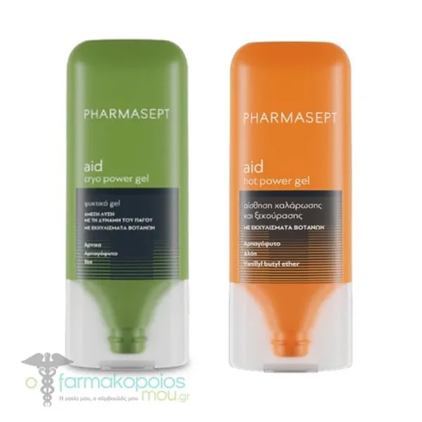 Pharmasept Promo Aid Cryo Power Gel, 100ml & Aid Hot Power Gel, 100ml, 1set