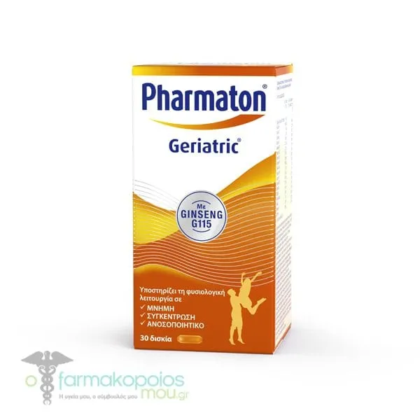 Pharmaton Geriatric with Ginseng G115, 30tabs