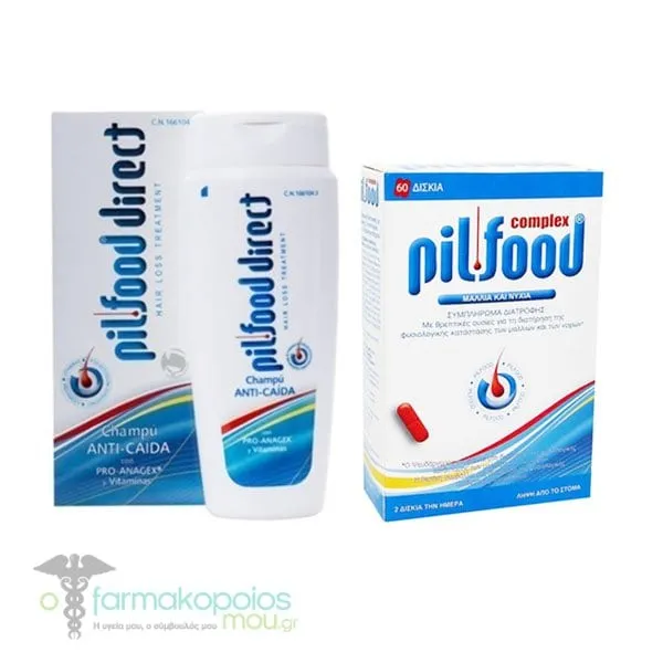 Pharmazac Promo Pilfood Shampoo, 200ml & Pilfood Complex, 60caps, 1set