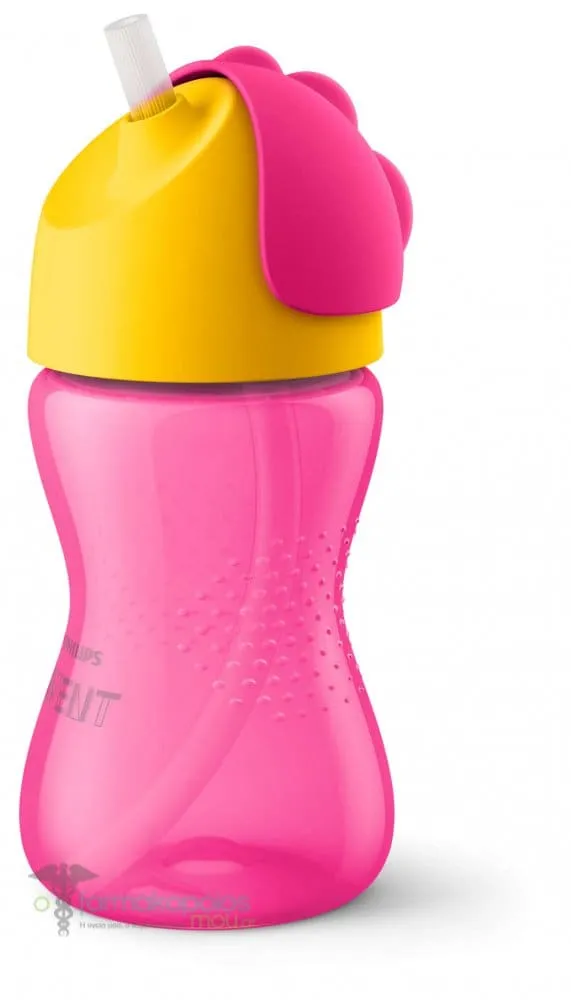Philips Avent SCF798/02 Bendy Straw Cup Fuschia 12m+, 300ml