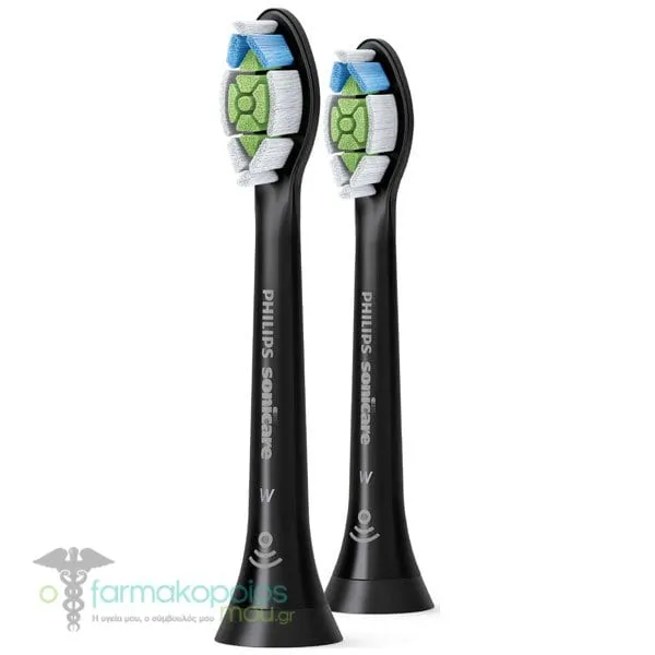 Philips Sonicare Optimal Black Replacement Brush Heads HX6062/13, 2pcs
