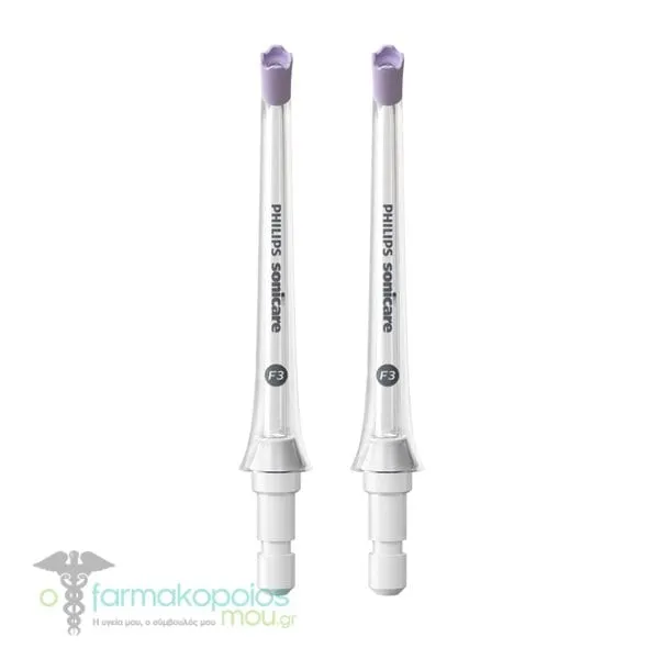 Philips Sonicare Power Flosser F3 Quad Stream (HX3062/00), 2pcs