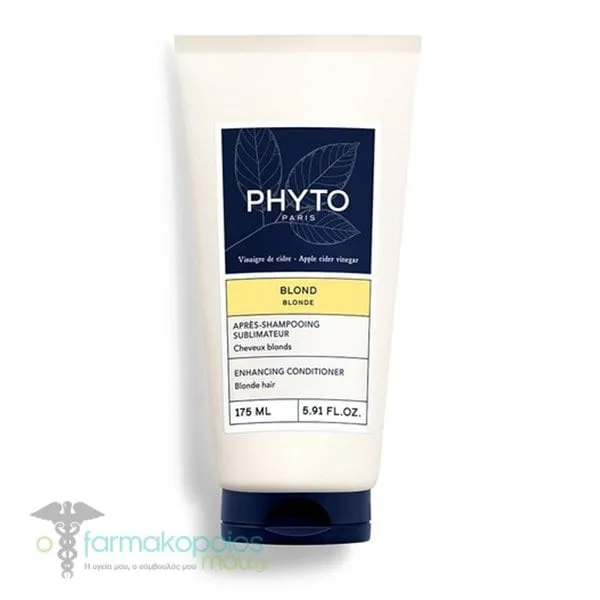 Phyto Blonde Enhancing Conditioner for Blonde Hair, 175ml