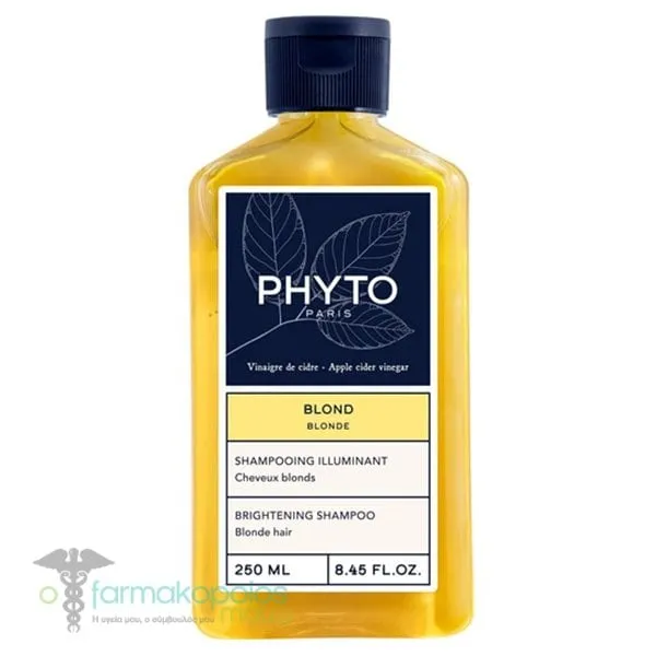 Phyto Blonde Brightening Shampoo for Blonde Hair, 250ml
