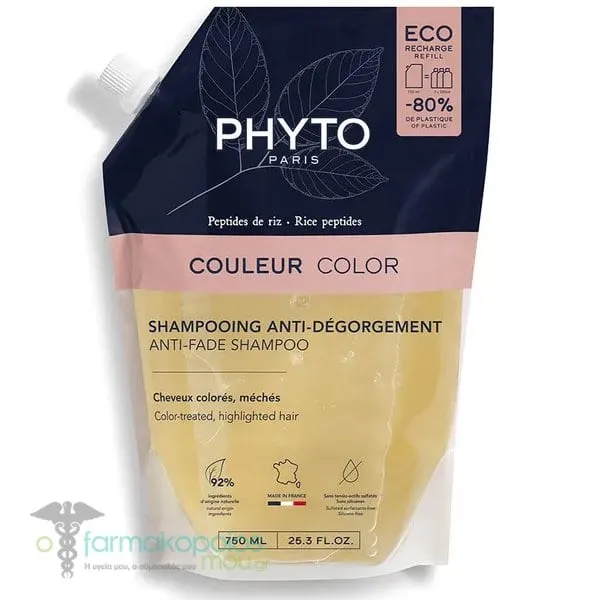 Phyto Color Anti-Fade Shampoo Refill, 750ml
