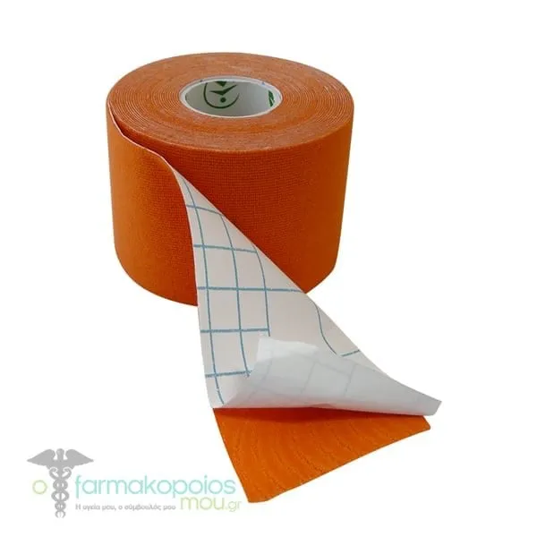 Phyto Performance K-Phyto Kinetik Tape 2 Sides Stretch Ταινία Κινησιοθεραπείας Latex Free (5cmx5m), 1τεμ - Πορτοκάλι