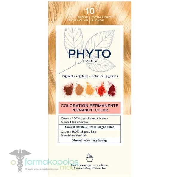 Phyto Phytocolor Νο 10 Extra Light Blond, 1pc