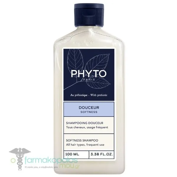 Phyto Travel Size Douceur Softeness Σαμπουάν για Απαλά Μαλλιά, 100ml