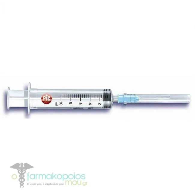 Pic Disposable Syringe with Needle 21G, 5ml