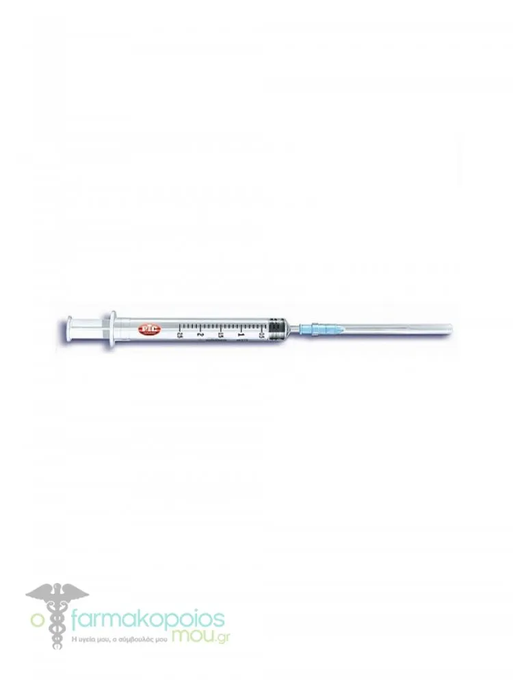 Pic Σύριγγα 23G μιας Χρήσεως με Βελόνα, 2.5ml