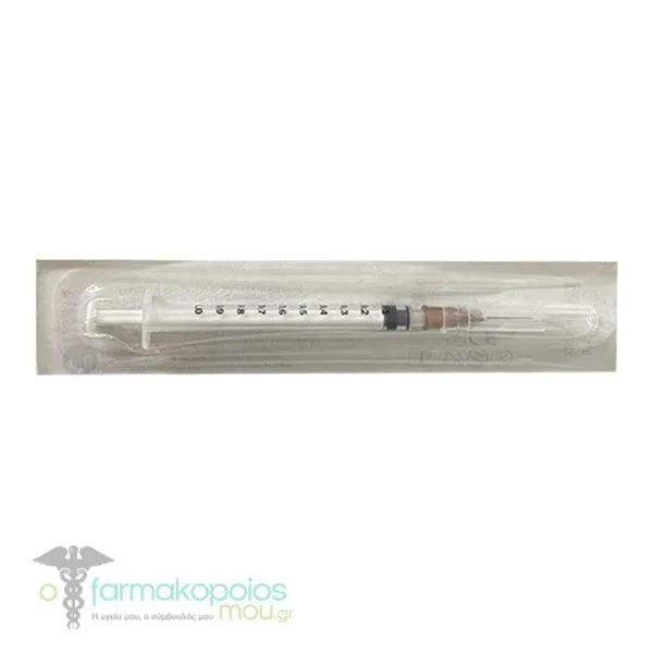 Pic Syringe With Needle 26G 1/2'' R18, 1ml