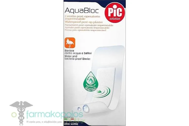 Pic Solution AquaBloc Waterproof Post-op Plaster (25x10cm), 1pc