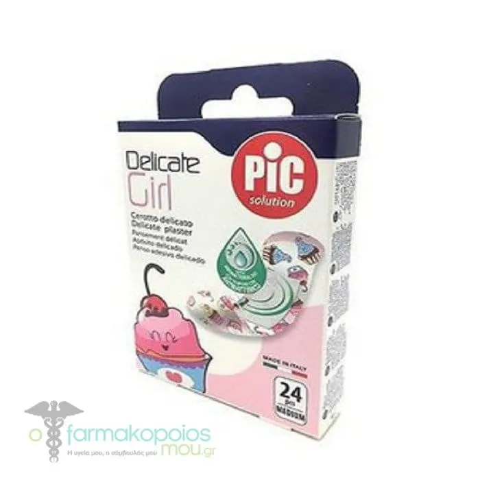 Pic Solution Delicate Girl Medium Plaster (19 x 72mm), 24pcs